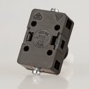Lampen Einbauschalter Einbau-Druckschalter weiß 230V/6A(2A) 8mm Achse 1-polig