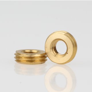 M10x1 AG auf M5 IG Länge 3mm Reduzier Gewinde-Adapter Messing