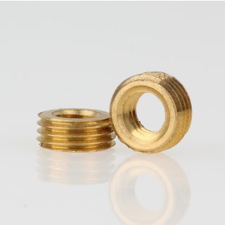 M10x1 AG auf M6 IG Länge 4mm Reduzier Gewinde-Adapter Messing
