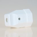 Lampen Schutzkontakt-Kupplung weiß für die Schweiz 3-polig 10A/250V