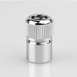 M10x1 IG Zugentlaster Zugentlastung 12x20mm 3-teilig für Kabel Metall Messing verchromt
