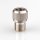 M10x1 AG Zugentlaster Zugentlastung 12x18mm 3-teilig für Kabel Metall Edelstahloptik
