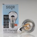 Sigor LED Filament Kopfspiegellampe silber 7W/230V...