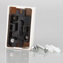 1-Sockel Linestra Linien S14d Lampenfassung Kunststoff weiß für 220-240V AV Leuchtmittel