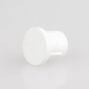 5 x Abschluss-Stopfen weiss Rohr 13 mm außen