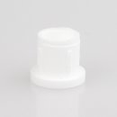 5 x Abschluss-Stopfen weiss Rohr 13 mm außen