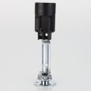 E14 Lampenfassung 85mm Kunststoff schwarz mit starren...