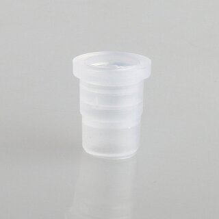 Kabeldurchführungstülle transparent 9x10 mm Durchgang 6 mm