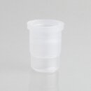 Kabeldurchführungstülle transparent 11x14 mm Durchgang 7,5mm