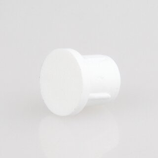 Abschlussstopfen weiß Rohr 10 mm außen