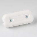Schnurschalter Schnur-Zwischenschalter Handschalter weiß 60x26mm 250V/2A für Rund und Flachkabel