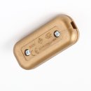 Schnurschalter Schnur-Zwischenschalter Handschalter gold 60x26mm 250V/2A für Flach und Rundkabel