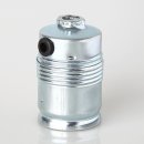 E27 Lampenfassung Metall verzinkt mit Glattmantel und...