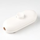 Schnurschalter Schnur-Zwischenschalter weiss 81x32mm 250V/2A mit Druckschalter