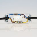 Schnurschalter Schnur-Zwischenschalter transparent 81x32mm 250V/2A mit Druckschalter