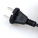 7,5m Staubsauger-Anschlussleitung 2x0,75 mm² H03 VV-F, 2 x 0,75mm²  schwarz