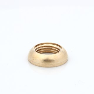 M10x1 Halbrundmutter 15x4mm Messing roh