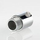 Zugentlastung Messing verchromt 18x16mm mit M13x1...