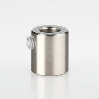 Zugentlastung Edelstahloptik (Nickel matt) mit M13x1 Innengewinde für Kabel