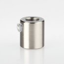 Zugentlastung Edelstahloptik (Nickel matt) mit M13x1 Innengewinde für Kabel