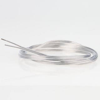 PVC Lampenkabel Flachkabel transparent 2-adrig, 2x0,75mm²...