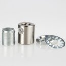 Zugentlastung-Set Edelstahloptik (Nickel matt) mit M13x1...