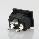 Kaltgeräte-Einbaustecker schwarz 250V/10A...