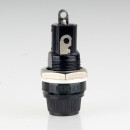 Einbau-Sicherungshalter für Feinsicherung 5x20mm 10A/250V mit Schraubverschlusskappe 36.5x16mm