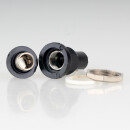Einbau-Sicherungshalter für Feinsicherung 5x20mm 10A/250V mit Schraubverschlusskappe 36.5x16mm