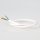 PVC-Lampenkabel Elektro-Kabel Stromkabel weiß 3-adrig 3x1mm² mit integriertem Stahlseil