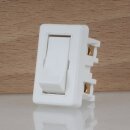 Einbau-Wippschalter weiß 1-polig EIN/AUS 20x14,2mm 250V/2A mit Schraubkontakte