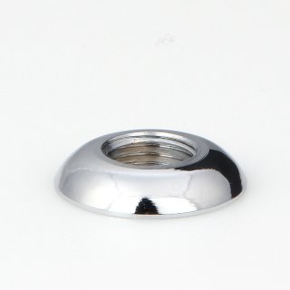 M10x1 Halbrundmutter 20x4mm Messing verchromt