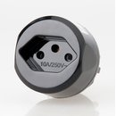 Reisestecker-Adapter Schweiz auf Deutschland 10A/250V