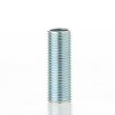 R1/4 Zoll Gewinderohr 35mm lang Metall/Eisen verzinkt für Lampen und Leuchtenbau