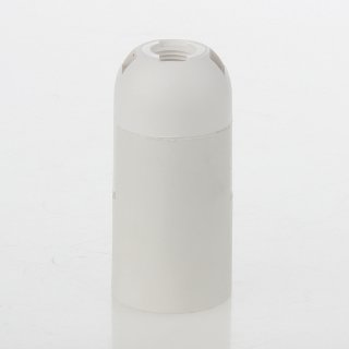 E14 Lampenfassung Thermoplast/Kunststoff weiß Glattmantel 2-teilig M10x1 IG
