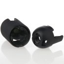 E14 Lampenfassung Thermoplast/Kunststoff schwarz mit Gewindemantel 2-teilig M10x1 IG