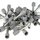 50 x Aderendhülsen 4,0 mm² 17 mm grau isoliert