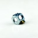 M10x1 Auslass-Muffe Gewinde-Adapter 20x18mm Metall verzinkt mit Erdungsbuchse