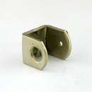 M10x1 Auslass-Muffe Gewinde-Adapter 22x18x21mm Metall verzinkt mit Erdungsschraube