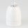 E27 Premium Porzellanfassung glasiert mit Kabel Zugentlastung Kunststoff transparent 250V/4A
