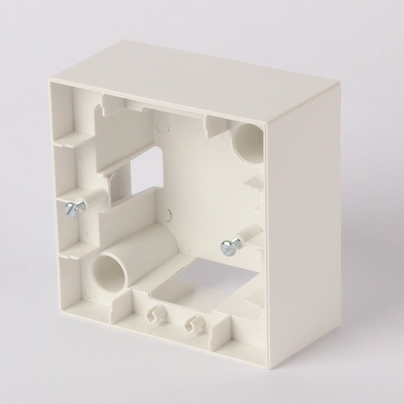 Aufputzgehäuse für Schalter, Steckdosen 1-fach reinweiß