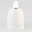 E27 Premium Porzellanfassung glasiert mit Kabel...