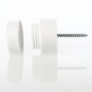 Lampen Distanz-Aufhänger Affenschaukel Kabelhalter 30x25mm Kunststoff weiß