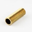 M13x1 Gewinderohr Messing 10mm lang für Lampen und...
