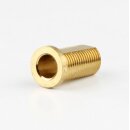 M10x1 Trompetennippel Messing 18mm lang 12x20mm mit...