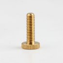 M4 Rändelschraube 8x15mm Messing roh