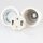 E27 Premium Porzellanfassung glasiert mit Kabel Rändel Zugentlastung Kunststoff schwarz 250V/4A