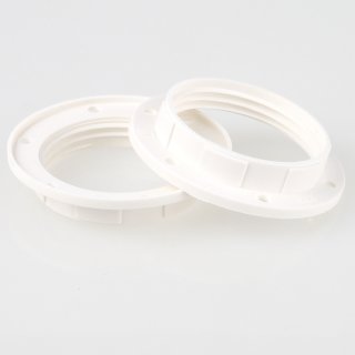 E27 Schraubring 57x12mm weiß für Kunststoff Lampenfassung