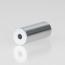 Anhänger 8x20mm Messing verchromt für Zugschnur...