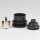 E27 Vintage Lampenfassung Metall Tiffany M10x1 IG ohne Zugentlastung mit 2 Schraubringe